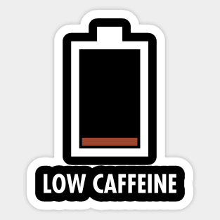 Low Caffeine Sticker